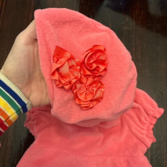 Disney Vintage  Pink Hooded Swim Cover up - Picture 8 of 9